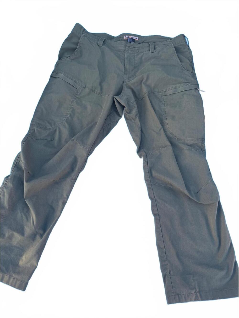 : 5.11 Tactical Cargo Pants Mens 42x30 Olive Green Fast-Tac Ripstop Heavy Duty
